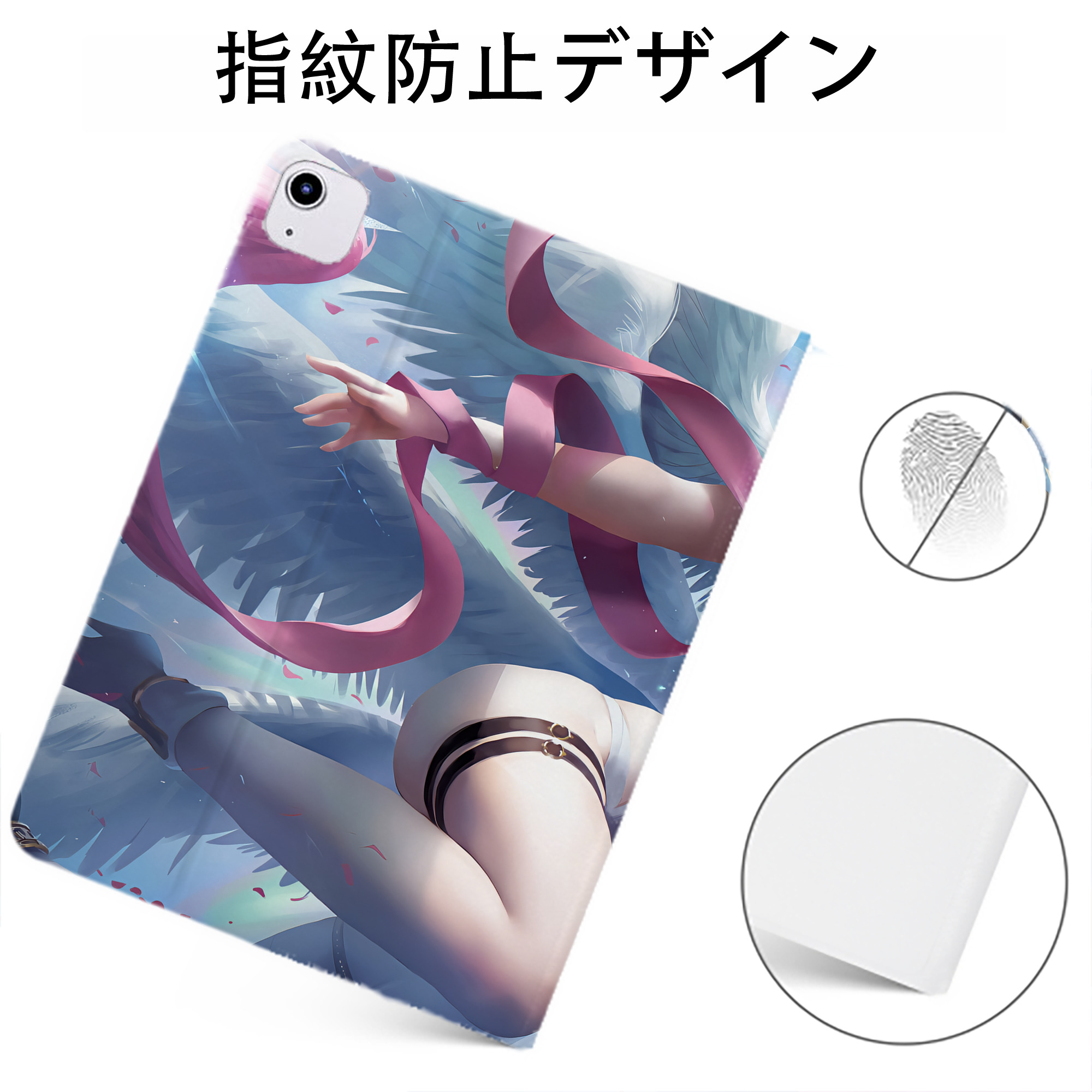 （画像用） Digimon デジタルモンスター/デジモン IPadケース ペンホルダー付き ブックスタイルデザイン